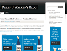 Tablet Screenshot of derekjwalker.wordpress.com