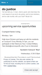 Mobile Screenshot of dojusticewp.wordpress.com