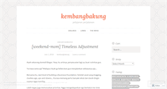 Desktop Screenshot of kembangbakung.wordpress.com