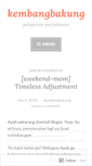 Mobile Screenshot of kembangbakung.wordpress.com