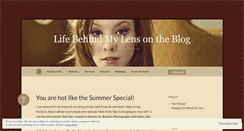 Desktop Screenshot of lifebehindmylens.wordpress.com
