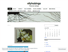 Tablet Screenshot of ellyhuizinga.wordpress.com