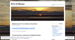 Desktop Screenshot of bocadomangue.wordpress.com