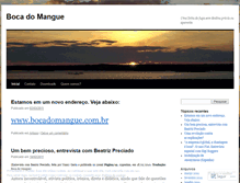 Tablet Screenshot of bocadomangue.wordpress.com