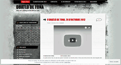 Desktop Screenshot of duatlodetona.wordpress.com