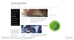 Desktop Screenshot of jesuisuneseinte.wordpress.com