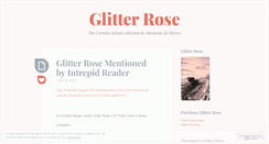 Desktop Screenshot of glitterrose.wordpress.com