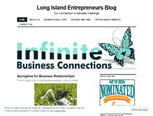 Tablet Screenshot of longislandentrepreneurs.wordpress.com