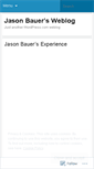 Mobile Screenshot of jasonbauer.wordpress.com