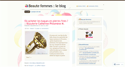 Desktop Screenshot of beautefemmes.wordpress.com