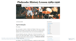 Desktop Screenshot of historiapinheads.wordpress.com