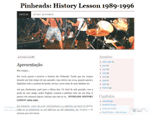 Tablet Screenshot of historiapinheads.wordpress.com