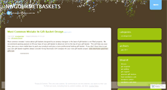 Desktop Screenshot of nwgourmetbaskets.wordpress.com