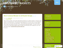 Tablet Screenshot of nwgourmetbaskets.wordpress.com