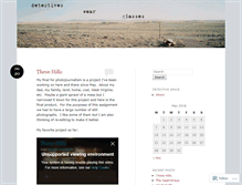 Tablet Screenshot of detectiveswearglasses.wordpress.com
