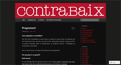 Desktop Screenshot of ciclecontrabaix.wordpress.com