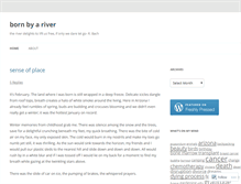 Tablet Screenshot of bornbyariver.wordpress.com