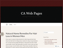 Tablet Screenshot of cawebpages.wordpress.com