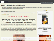 Tablet Screenshot of obatkistapadakelopakmatamanjur.wordpress.com