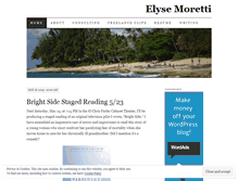 Tablet Screenshot of elysemoretti.wordpress.com