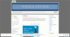 Desktop Screenshot of famososanonimos.wordpress.com