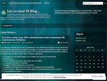 Tablet Screenshot of lasdiezmas.wordpress.com