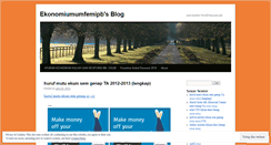 Desktop Screenshot of ekonomiumumfemipb.wordpress.com