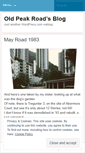 Mobile Screenshot of oldpeakroad.wordpress.com