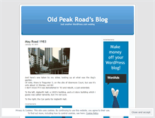 Tablet Screenshot of oldpeakroad.wordpress.com