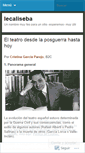 Mobile Screenshot of lecaliseba.wordpress.com