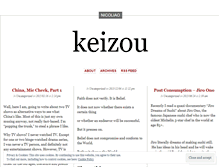 Tablet Screenshot of nicoliao.wordpress.com