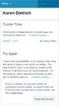 Mobile Screenshot of karendietrich.wordpress.com