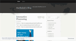 Desktop Screenshot of haribololz.wordpress.com