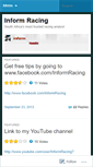 Mobile Screenshot of informracing.wordpress.com