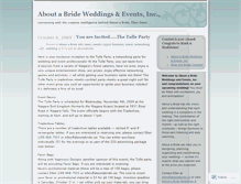 Tablet Screenshot of aboutabride.wordpress.com