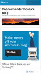 Mobile Screenshot of cocoeatsandcritiques.wordpress.com