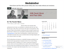 Tablet Screenshot of mediablather.wordpress.com