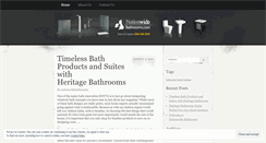 Desktop Screenshot of nationwidebathrooms.wordpress.com