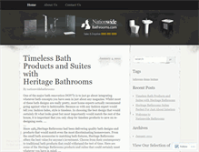 Tablet Screenshot of nationwidebathrooms.wordpress.com