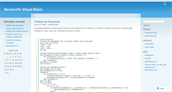 Desktop Screenshot of desarrollovb.wordpress.com