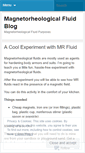 Mobile Screenshot of magnetorheologicalfluid.wordpress.com