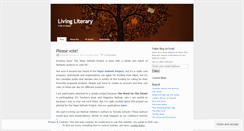 Desktop Screenshot of liveliterary.wordpress.com