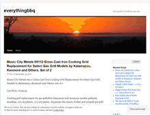 Tablet Screenshot of everythingbbq.wordpress.com