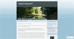 Desktop Screenshot of davenportfamilyreunion.wordpress.com