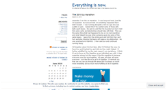 Desktop Screenshot of everythingisnow.wordpress.com