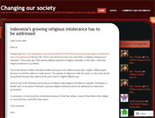 Tablet Screenshot of changingoursociety.wordpress.com