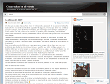 Tablet Screenshot of cucarachasenelretrete.wordpress.com
