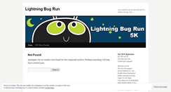 Desktop Screenshot of lightningbugrun.wordpress.com