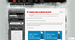 Desktop Screenshot of conferenciamanaus.wordpress.com