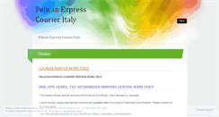 Desktop Screenshot of pelicanexpresscourier.wordpress.com